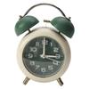 Twin Bell Vintage Metal Alarm Clock with Night Light for Dormitory  for Home Office