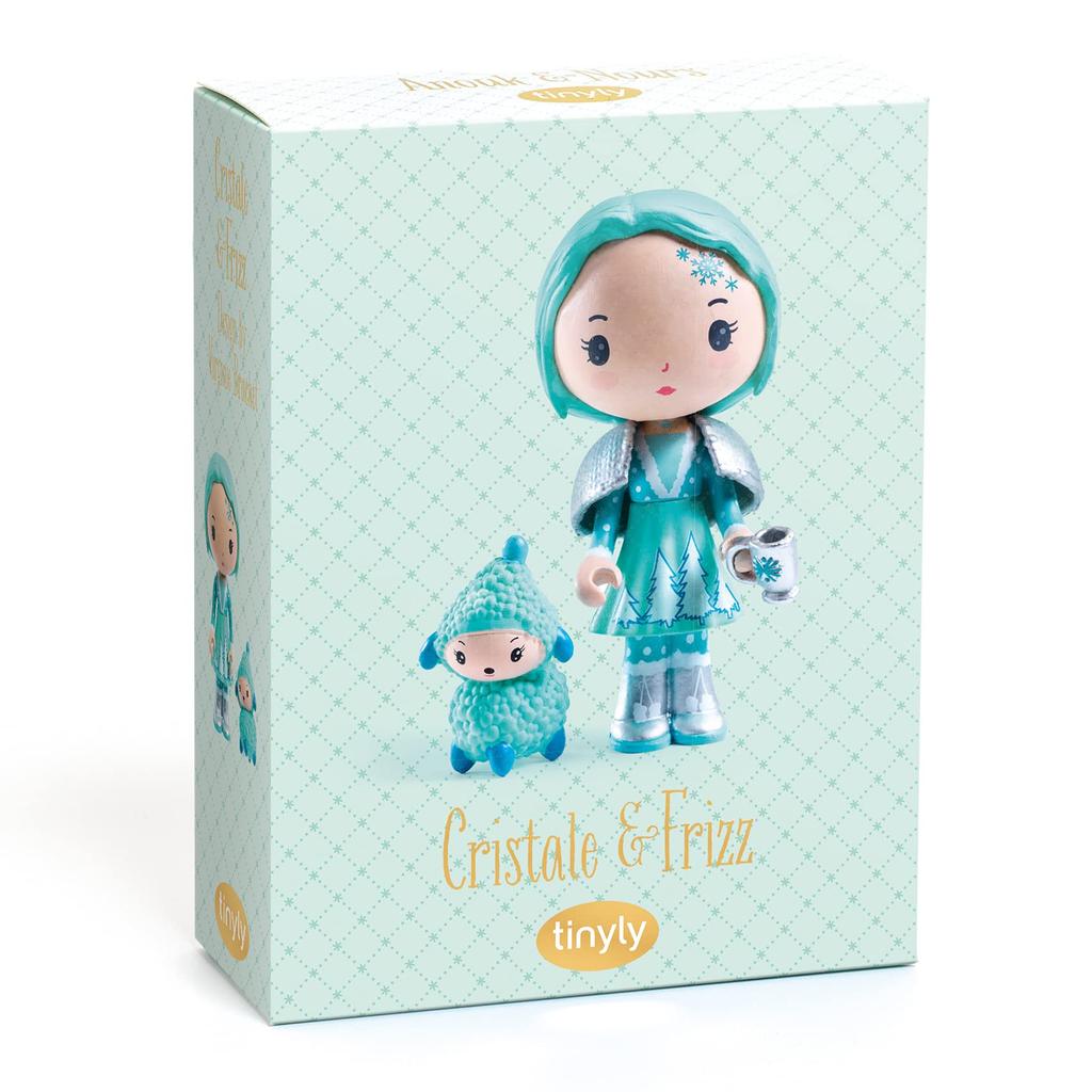 DJECO Tinyly Teeny Crystale Frizz Doll Doll Play House Scandinavian Stylish Montessori 4 Years Old 5 Years Old 6 Years Old 7 Years Old 8 Years Old 9