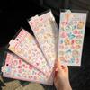 Kawaii 3D Cartoon Teddy Bear Rabbit Relief Crystal Sticker For Scrabooking Cute Diy Phone Case Sticker School Stationery Supply