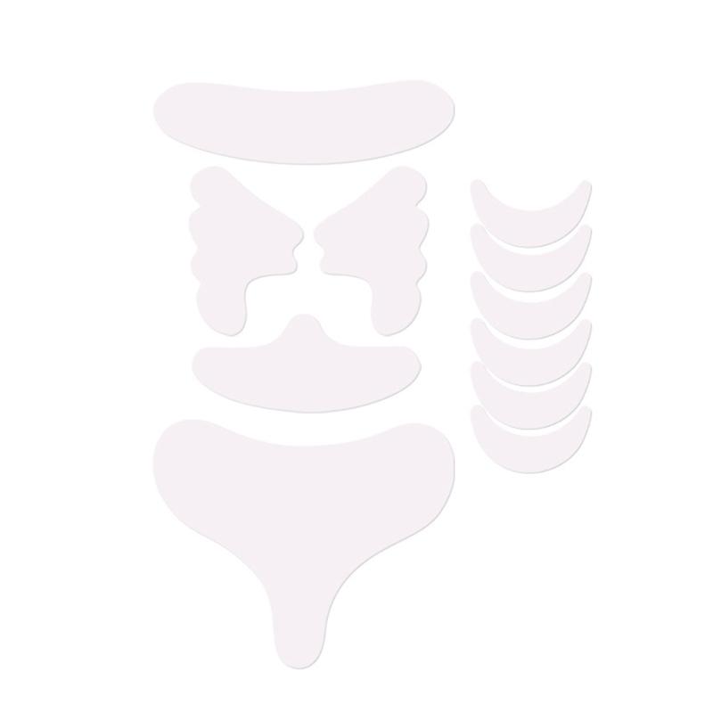 11Piece Silicone Anti Wrinkle Pads For Forehead Lines Prevention With Breathable Design