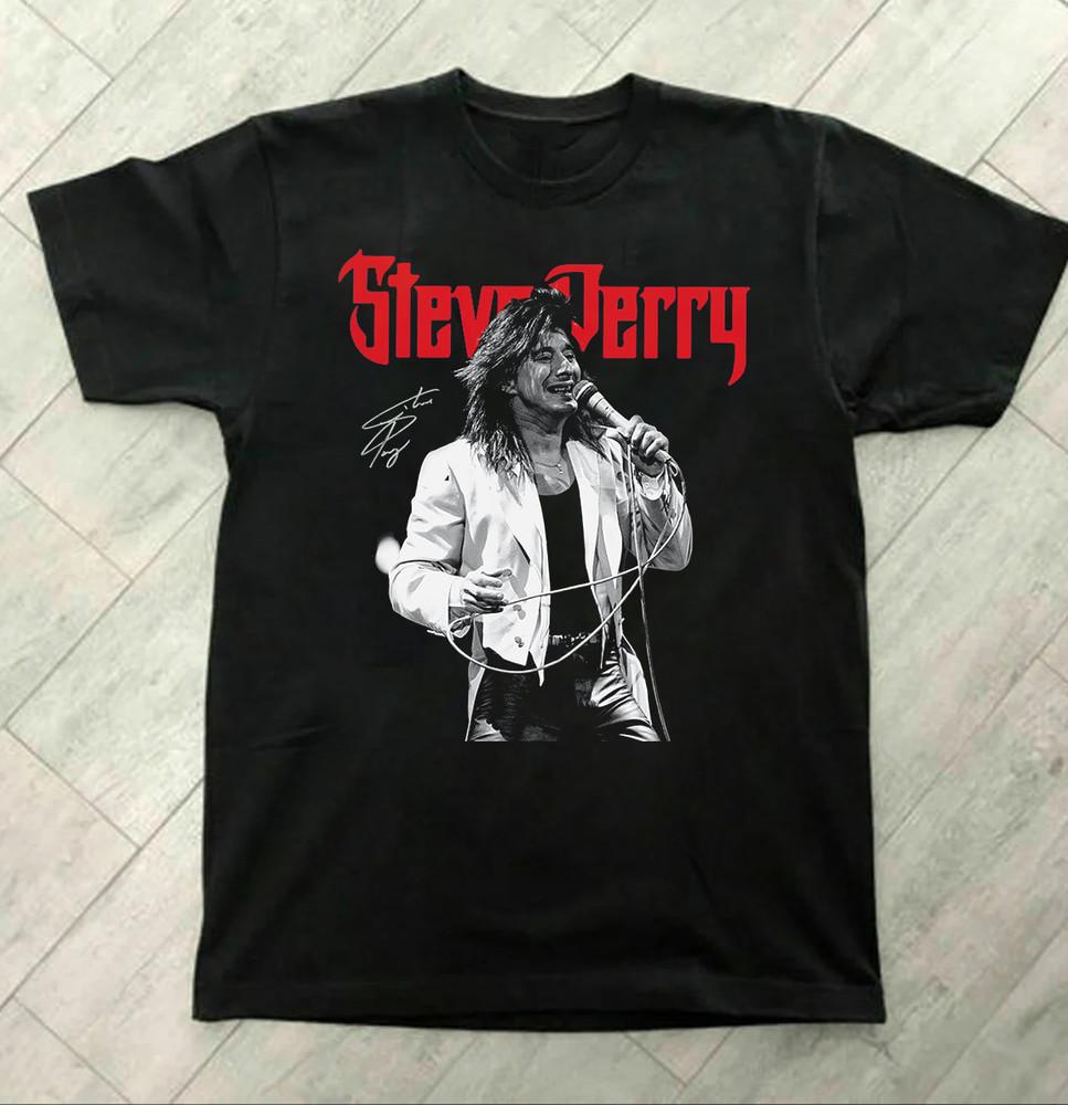 Steve Perry Journey Band Concert Tour Cotton Shirt Full Size Unisex MR539 Unisex T-Shirt M