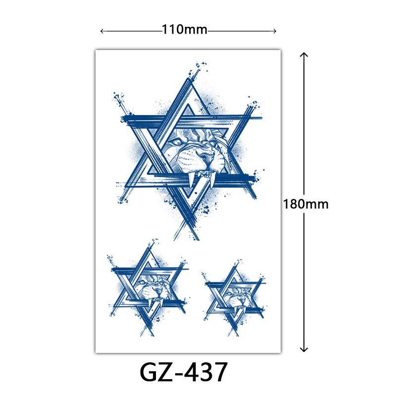 Autocolante Tatuaj Herbal, Autocolante Tatuaj cu Suc, Autocolante Tatuaj Semi-Permanent cu Litere Englezești Tatuaj