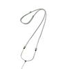High-End Unisex Peace Buckle Jade Pendant Necklace with Red Rope, Ultra-Thin Style