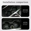 /Carbon Car Coaster Mat Interior Water Cup Pad Cushion For MINI Cooper One JCW Coupe R56 R53 R52 R50 R55 R57 R58 R59 R60 F55 F56 e1