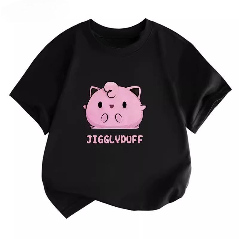 Potdemiel Summer New Pikachu Kids 100 Cotton TShirt Comfortable and Breathable Suitable for Boys and Girls