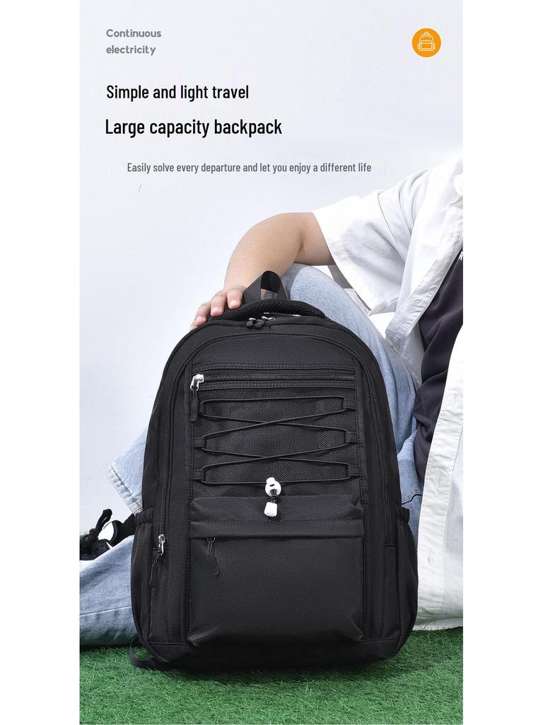 Large Capacity Trendy Backpack for Students - Unisex & Versatile Casual Use