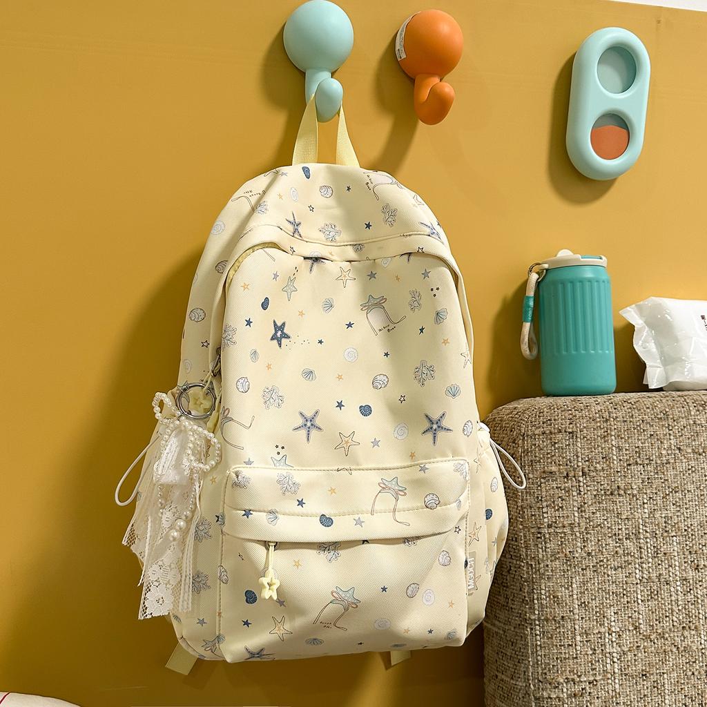 Schoolbag Japanese Ins College Style School Bag Female College Student Simple Cute Girl Backpack Small Fresh Versatile Backpack Female