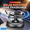 Rotating Solar Energy Powered Fighter Car Air Freshener Dashboard Decoration Accessories Perfume Airplane Fragrance Diffuser Men