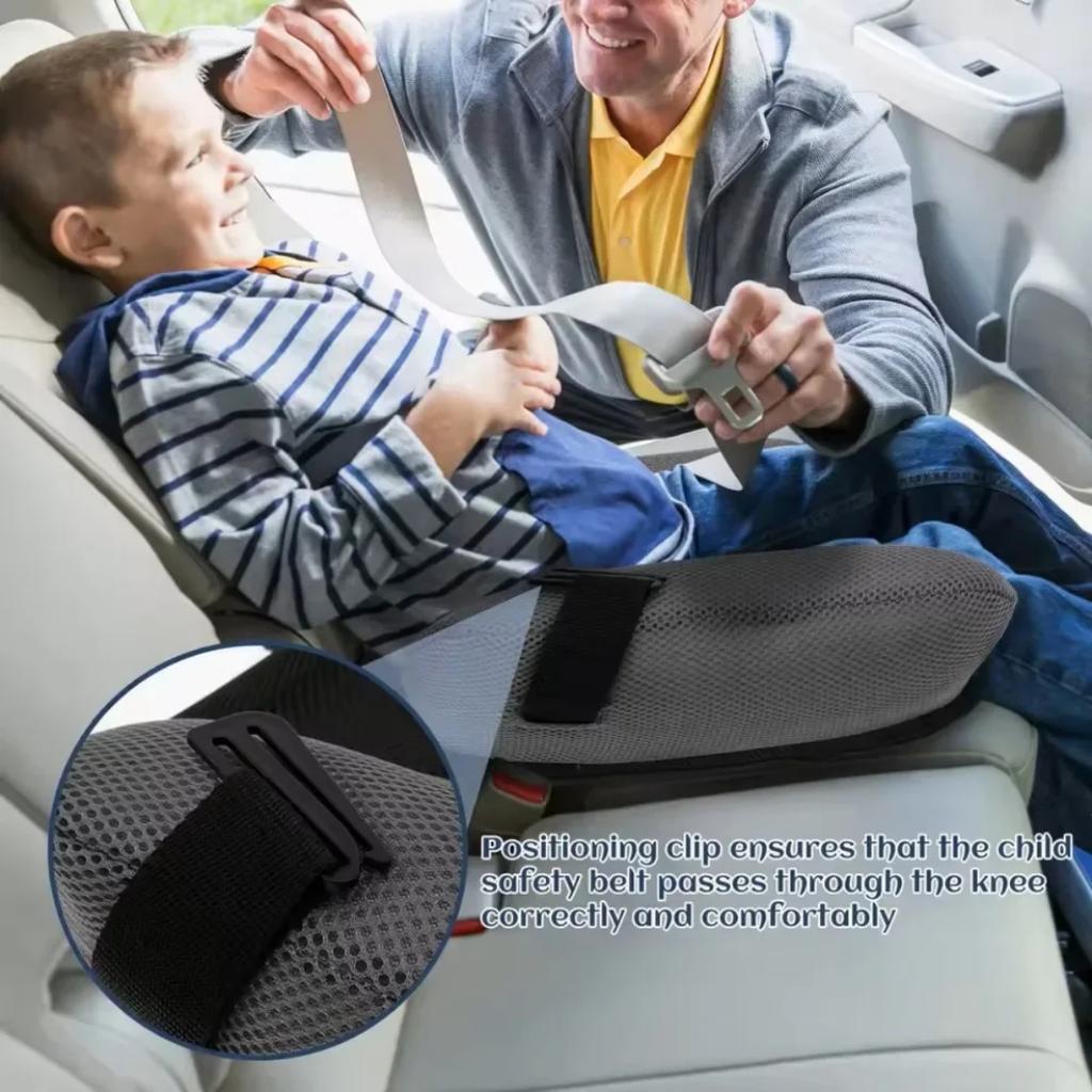Inflatable Booster Car Seat PVC Travel Inflatable Seat Cushion Comfortable Portable Narrow Backless Booster Car Seat for Kids