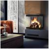 Steel fireplace KRATKI NBC 500/500 8 kW Ø 200 Lift-up black thermotec