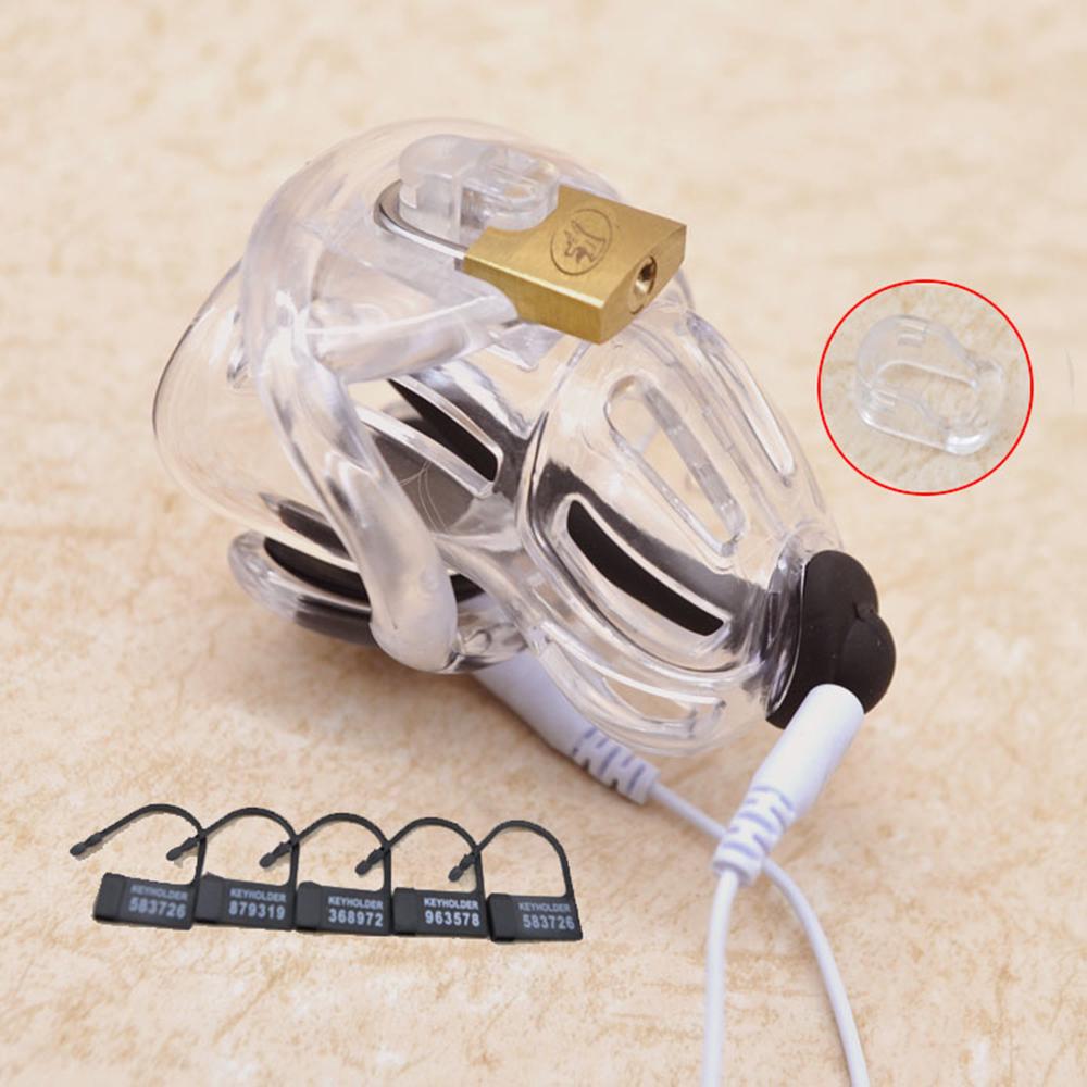 Buy Electric Chastity Device with Embedded Modular Design Brass Padlock ...