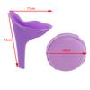 1 set scatola di immagazzinaggio per minzione femminile per orinatoio in silicone da donna all'aperto alzarsi e fare pipì