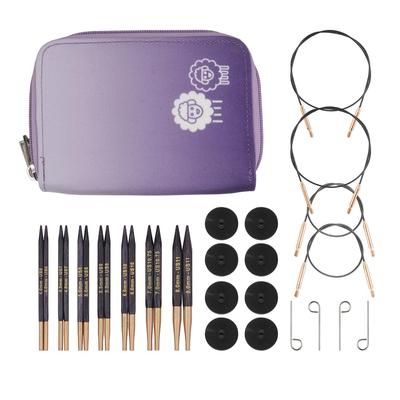 Knit Pro CUBICS Lühike käsi Deluxe komplekt ringvardad 19302 J'ADORE