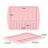 3-Pack Silicone Letter and Number Molds for Homemade Chocolate, Candy, Jelly or Ice Cubes, Cake Decorating, 21.5x11.5 cm, Brown/Pink