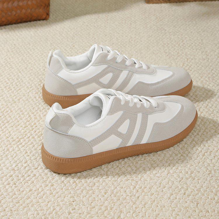 2025 Damen Übergröße Retro Colorblock Sneaker - Europäischer & Amerikanischer Stil