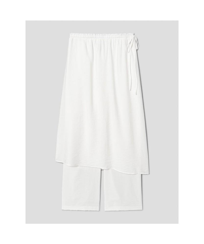 8SECONDS Layered Skirt Pants White