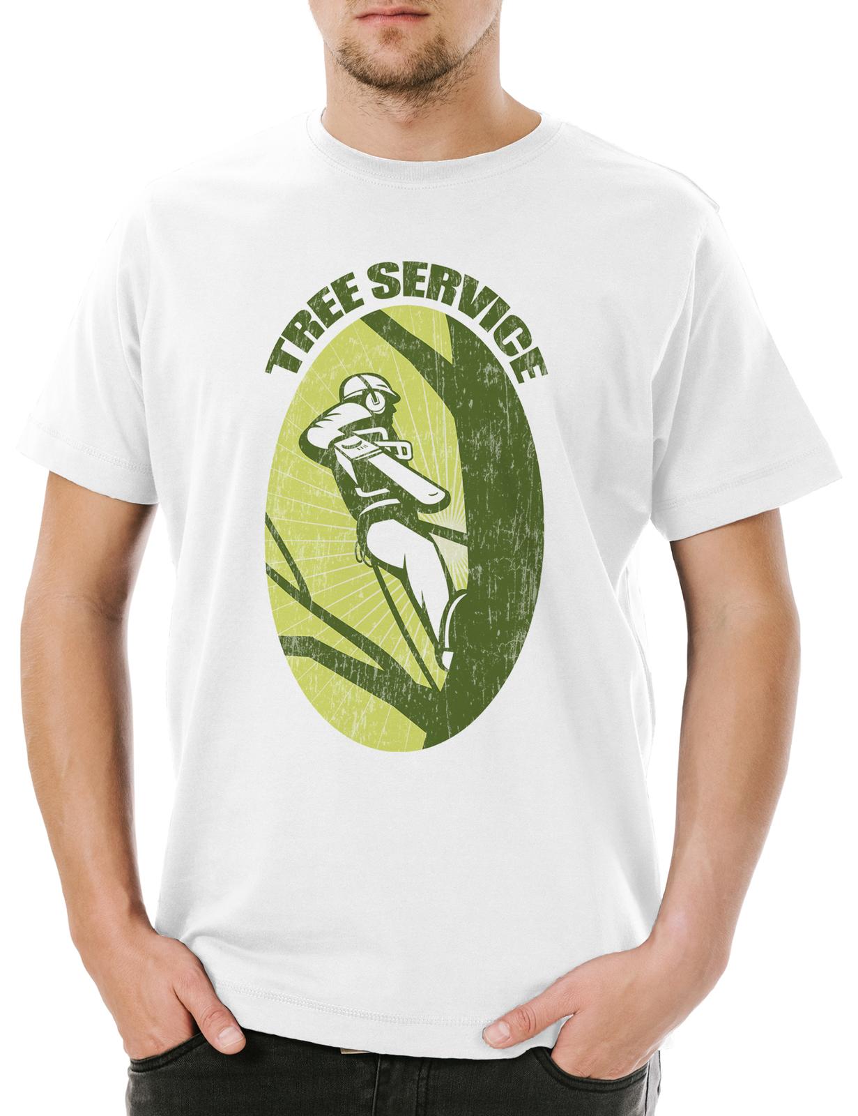 Tree Service II Mens T-Shirt Mens Womens Tees Top Lumberjack Axe Woodsman Forester Logger 2XL