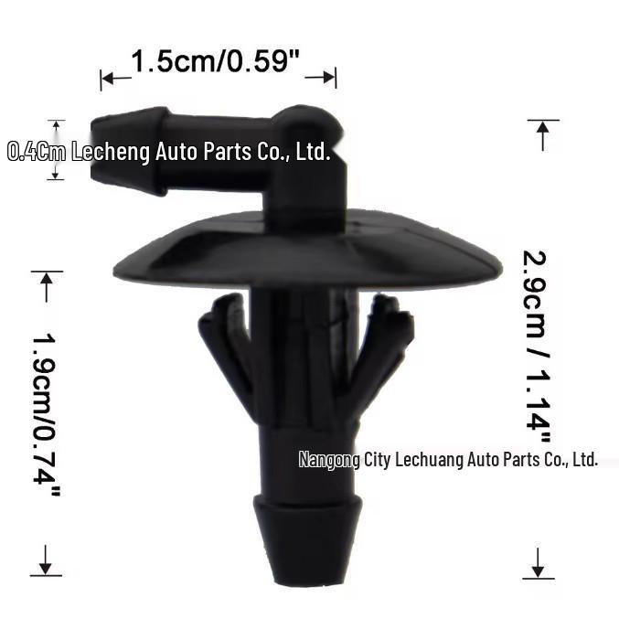 5125061AA fits Dodge Sprinter windshield washer hose connector.