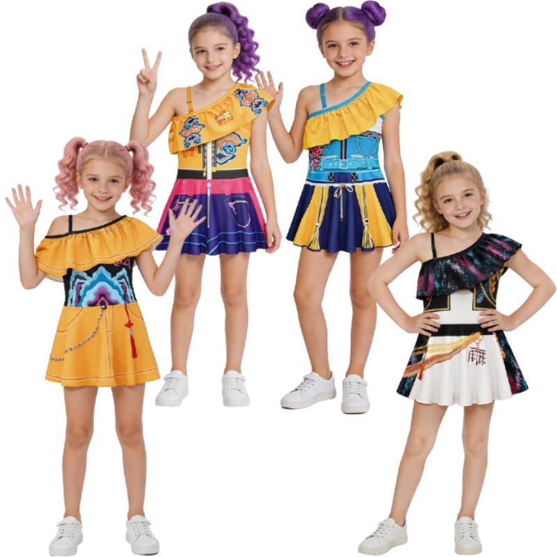 Kpop Demon Hunters Mira Rumi Zoey Cosplay Swimwear Set For Kids And Adults