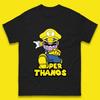 Super Thanos Marvel Infinity Gauntlet Super Mario Spoof Marvel Nintendo Game Series Wario Thanos Fictional Character Mens Tee Top