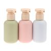 2 ks 100/200 ml Modrá Zelená Růžová Prázdná Plastová Pumpa Láhev na Mléko Šampon Láhev s Víčkem Nádoby na Kosmetiku Plnitelné Lahvičky