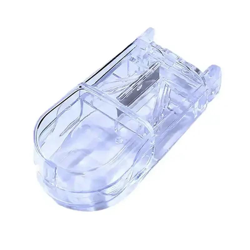 

1 шт. Таблетница для разрезания таблеток, разделитель для лекарств, портативный контейнер для хранения, измельчитель, дорожная домашняя таблетница, мини-разделитель, отсек, футляр для разрезания таблеток