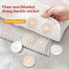 1/5/10 Pairs of Anti-Slip Floor Mat Fixing Buckle Stickers for Carpets and Quilts Floor Coverings, Floor Mat Fixing