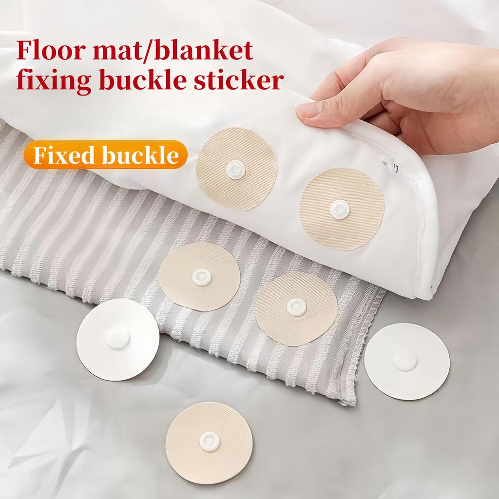 1/5/10 Pairs of Anti-Slip Floor Mat Fixing Buckle Stickers for Carpets and Quilts Floor Coverings, Floor Mat Fixing