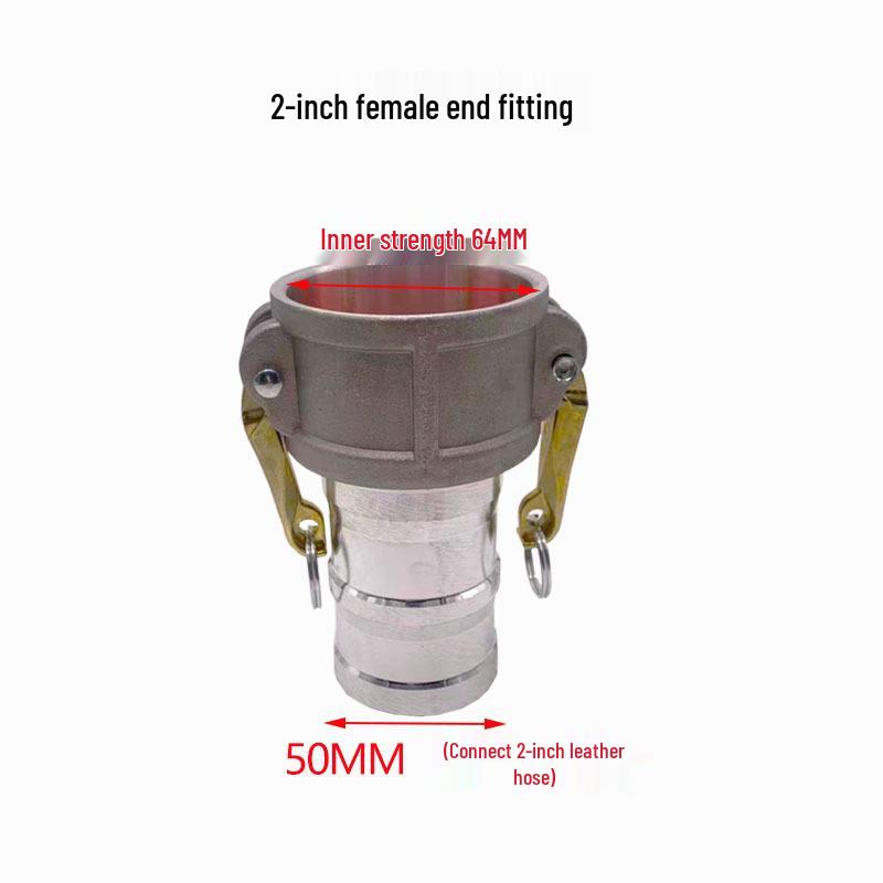 Aluminum Alloy Type C Male & Female Quick Coupler Hose Fittings with Reducing Lever
