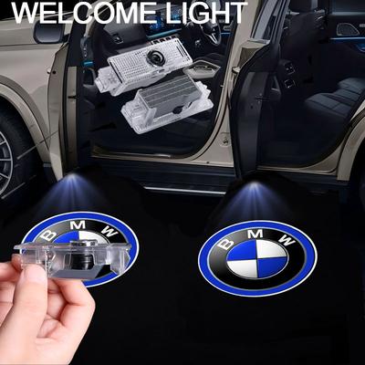 LED Car Door Welcome Light Decoration Light Car Badge Logo For BMW 1 2 3 4 5 6 7 Series X1 X4 X3 X5 M3 M4 M2 M5 F30 E90 E70 F10