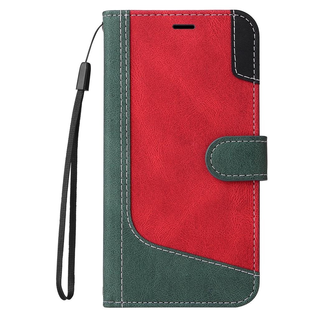 For Xiaomi Redmi Note 14 Pro+ 5G/Note 14 Pro 5G/Poco X7 5G Case Flip Wallet Leather Phone Cover 3 Color Splicing