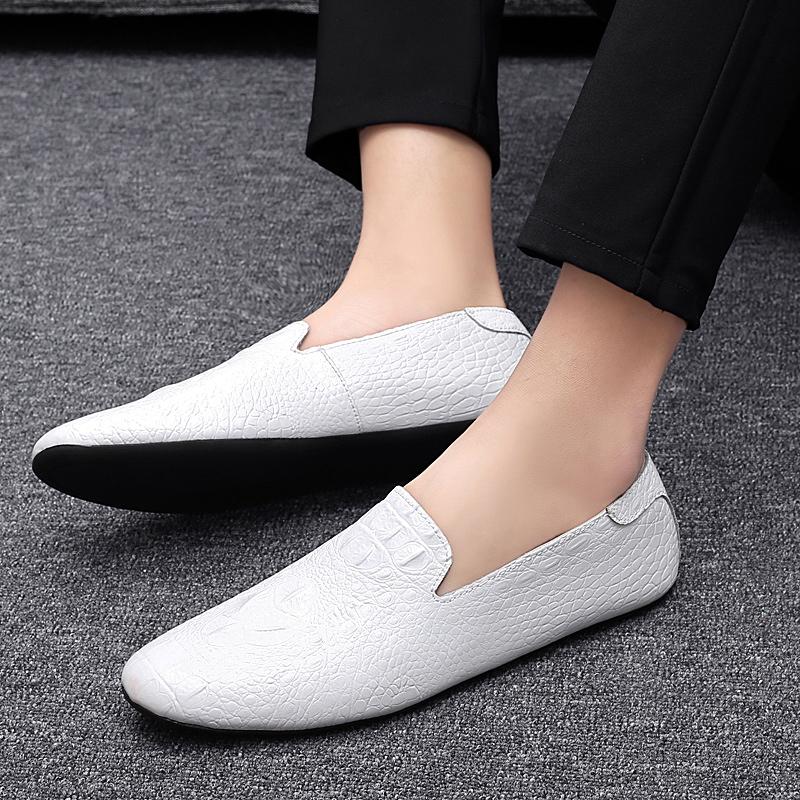 Men's Loafers Genuine Leather Business Shoes High Quality Comfy Breathable Men Casual Shoes Luxury Brand Moccasins Driving Shoes