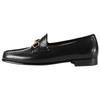 Gucci 1953 Horsebit Loafers Black Leather Women's 309701 BLM00 1000