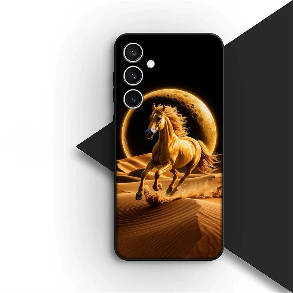 Running Wild And Free Horse Cover for Apple iPhone 16 14 15 Plus 11 Pro Max 16E ProMax + 15Plus 16+ 14+ Coque Phone Case
