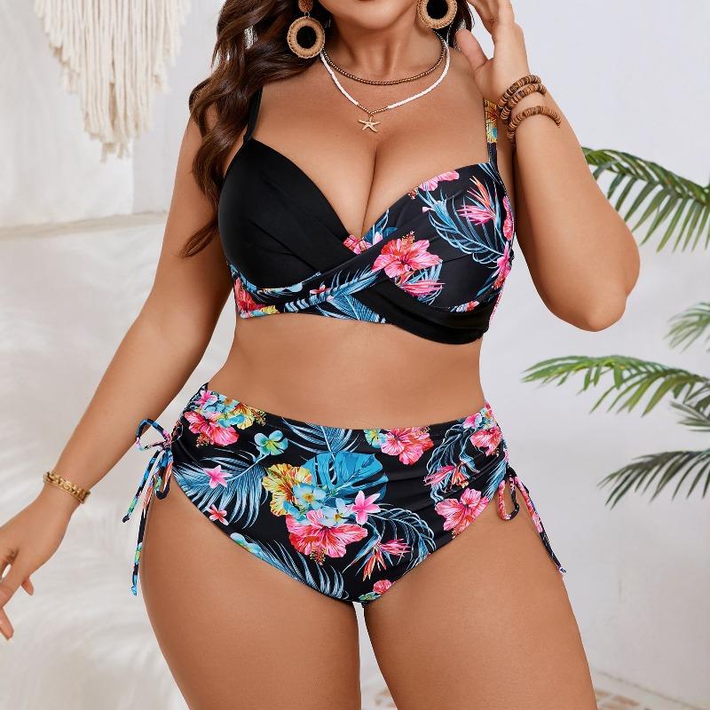 2026 Dámske bikiny pre plnoštíhle s vysokým pásom, Dámske plavky a oblečenie