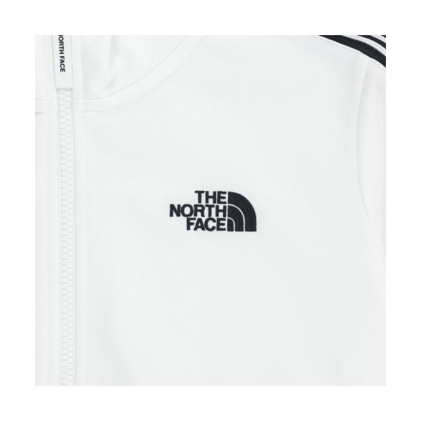 The North Face Striped High Neck Zip Short Sleeve Jacket Women Jackets NJ5JR81K
