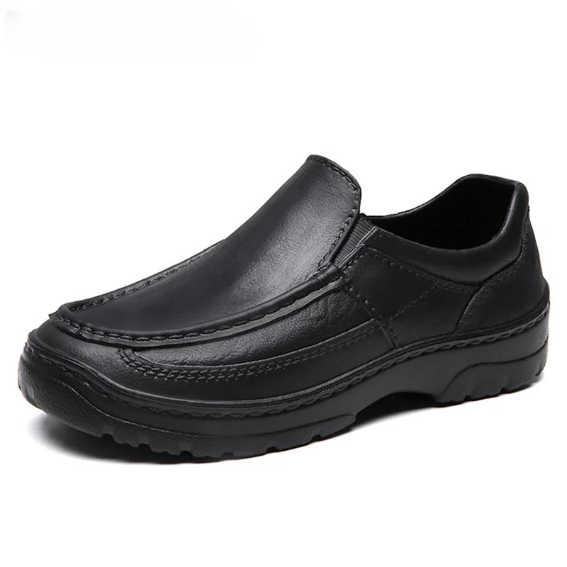 2025 Herrenschuhe Neu Rutschfeste Kochschuhe Leichte Slipper Wasserdichte und Schmutzabweisende Sneakers für Herren Arbeitsschuhe