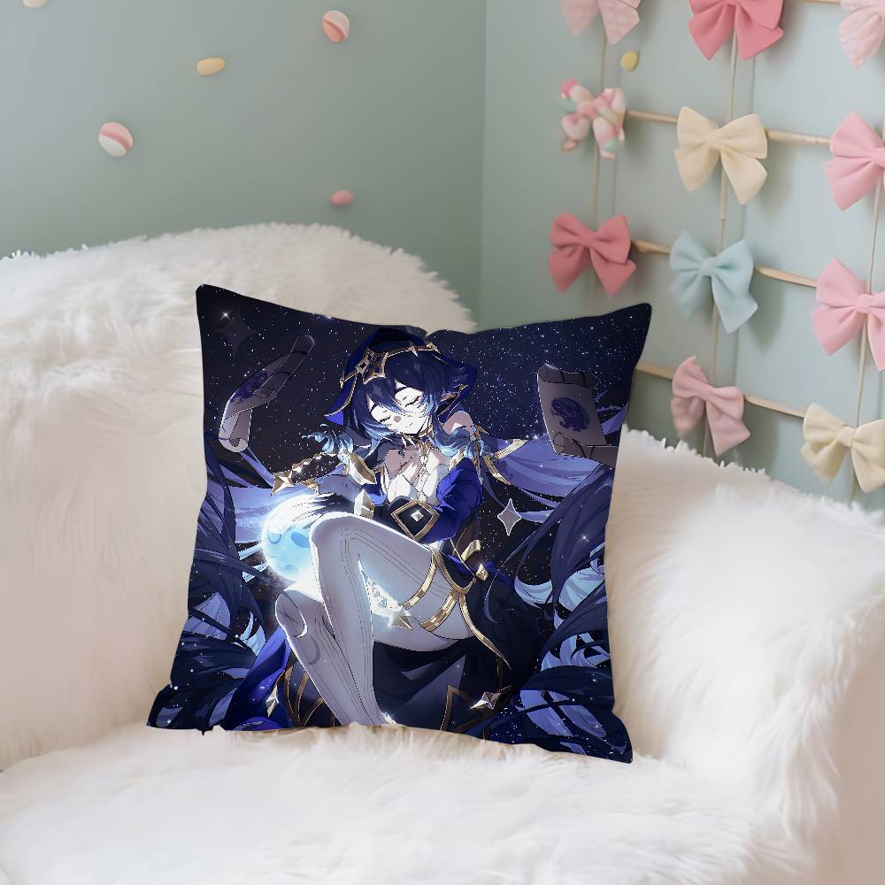 Layla Genshin Impact Pillow Case Throw Pillow Cover Nordic Vintage Style Cushion Covers Home Living Room Sofa Couch Seat