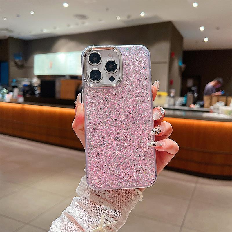 

Sparkling Glitter Phone Case for IPhone 17 Promax Silicone Women s New Model for Apple 15 Plus, with A High-end Feel 14 For iPhone 7/8/SE 2020
