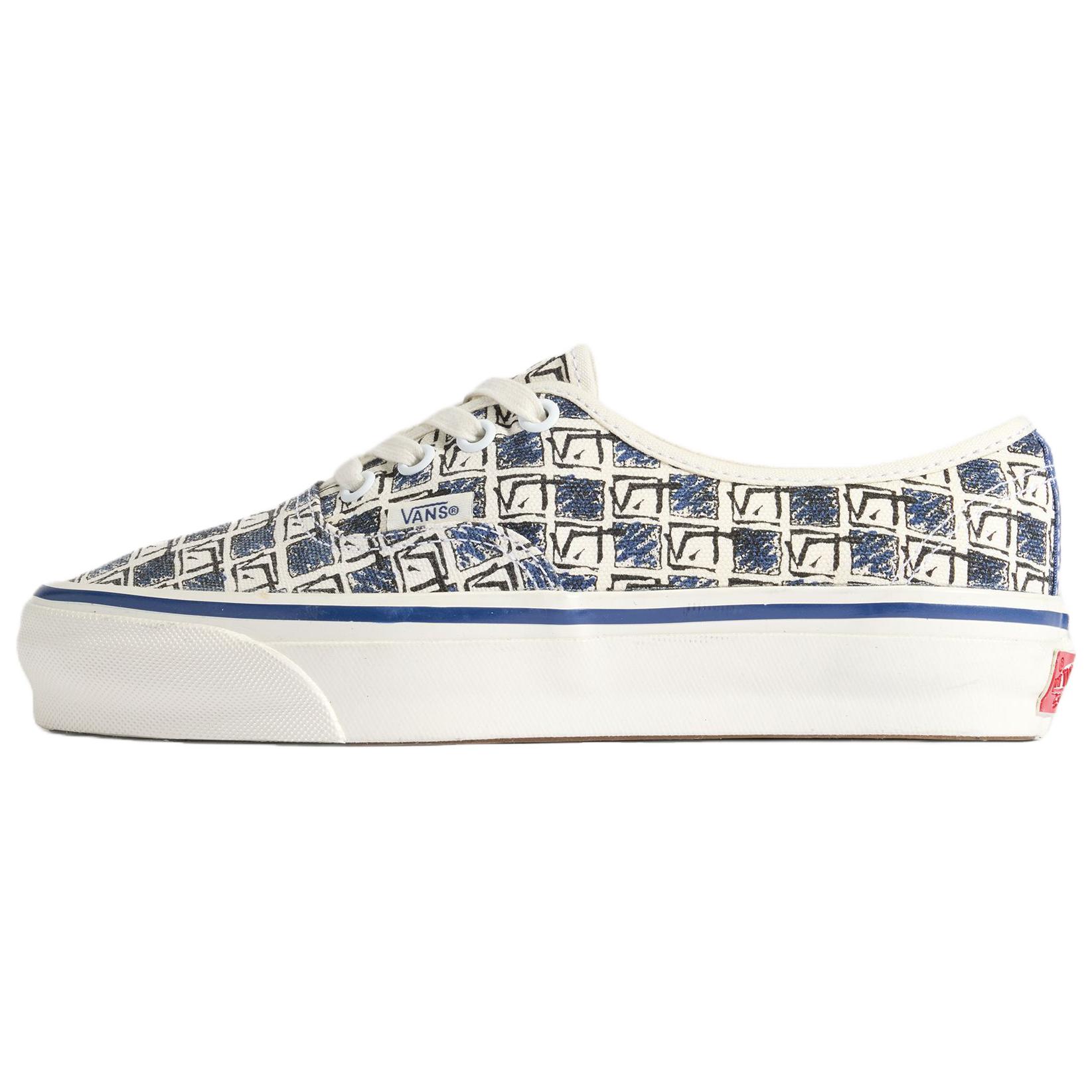 Vans Premium Authentic 44 Canvas Comfortable Skate Shoes Unisex Sneakers Navy-Blue VN000DB8NVY 42