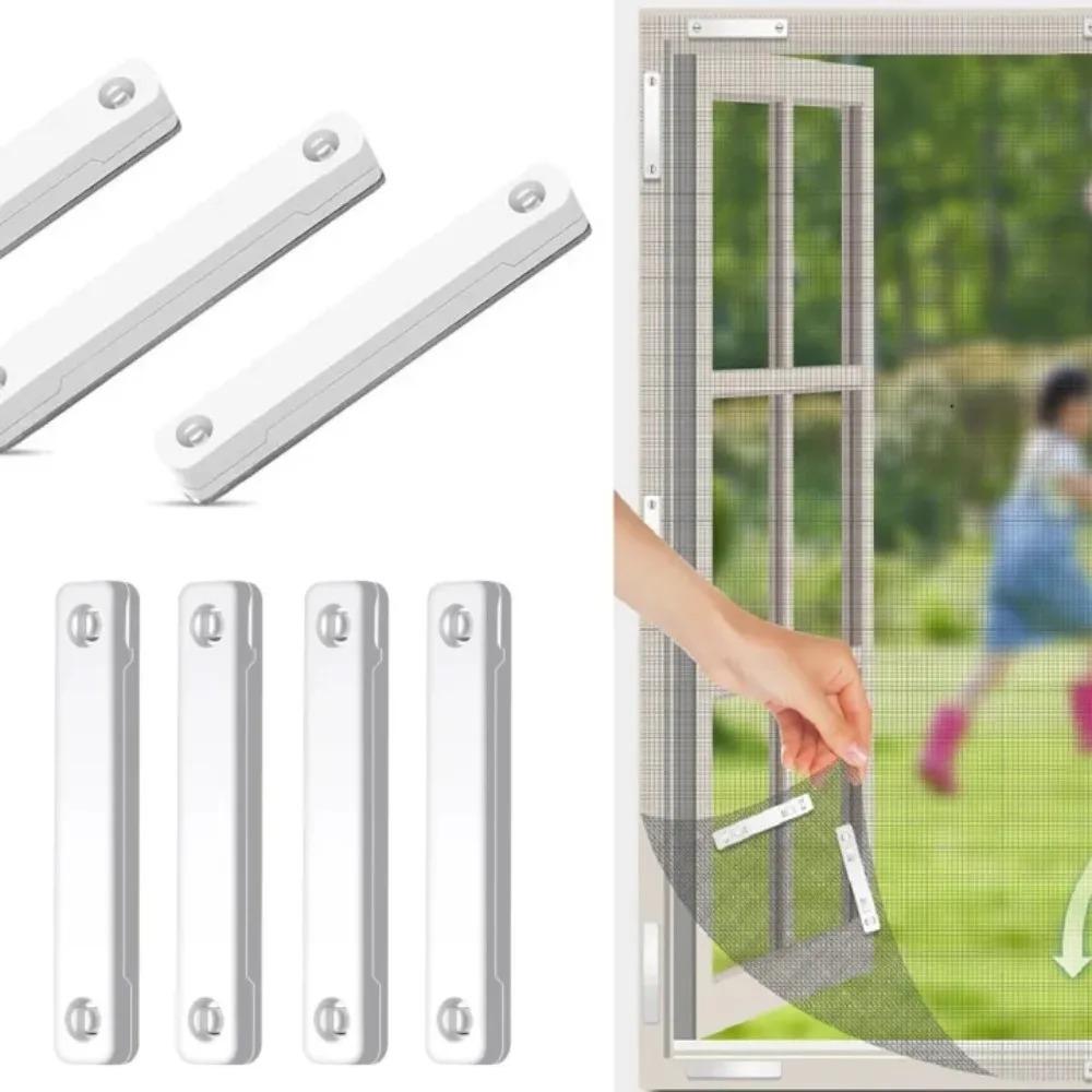 Magnetický Klip na Okenní Síťku Rezuvzdorná Přezka pro Upevnění Bez Vrtání Pro Okna Dveře s Moskytiérou Ochrana proti Hmyzu Bez Hřebíků