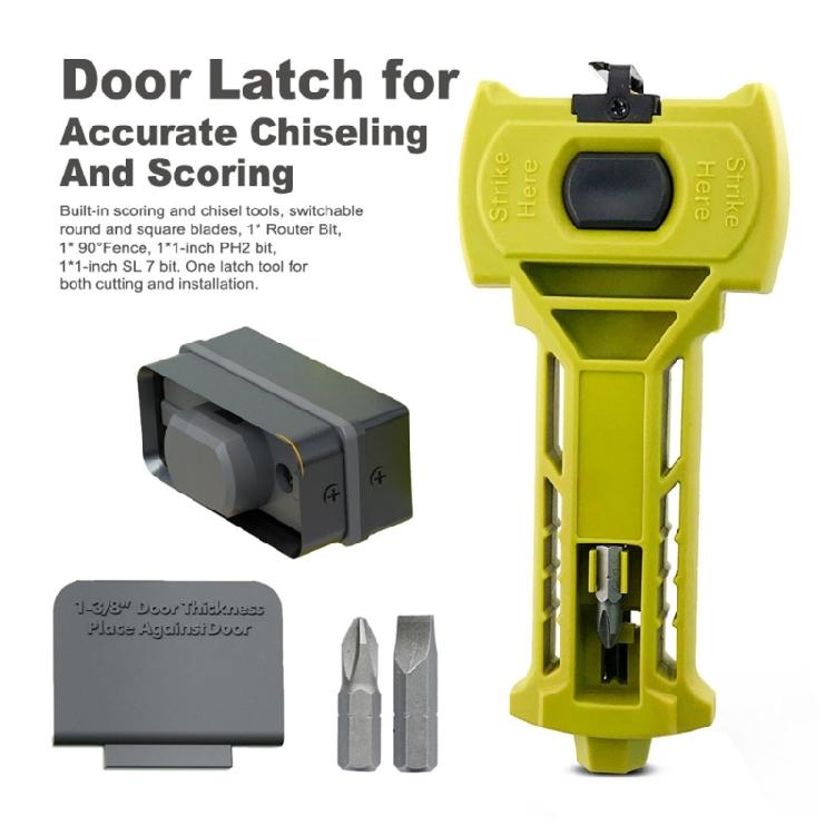 Portable Mortise Chisels For Door Hardware Perfectly Fit Design Professional Door Hinge Jig, Door Hinge Mortiser