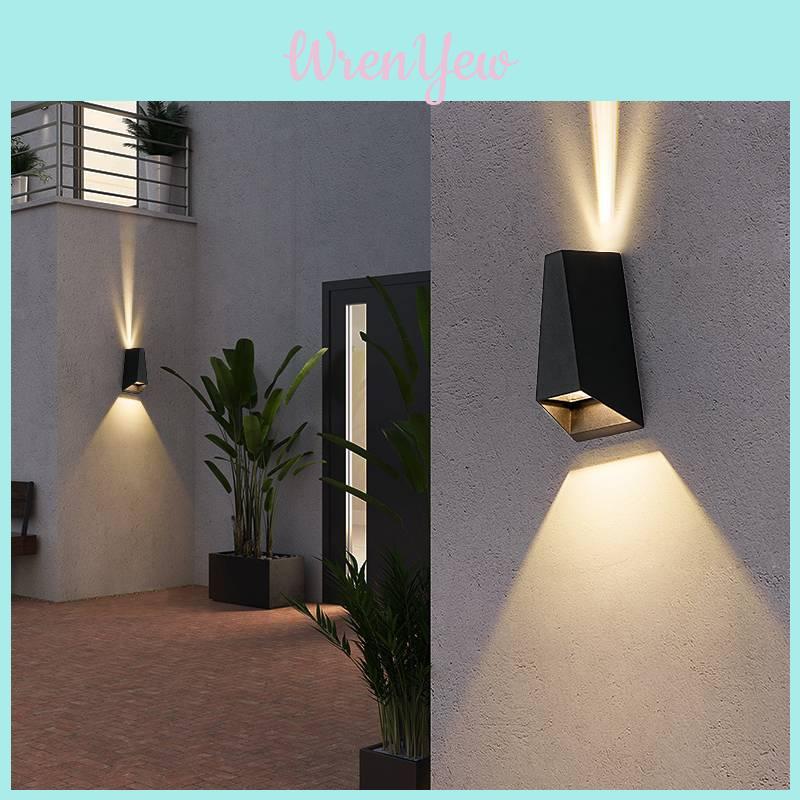 Lampada da Parete da Esterno a LED Moderna Applique da Parete per Giardino Patio Scale Uso Domestico