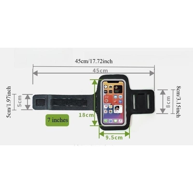 1PC Outdoor Sports Mobile Phone Arm Bag Arm Cover for Men and Women Ultra-thin Waterproof Touchscreen Arm with Takeaway Running Fitness Wrist Bag