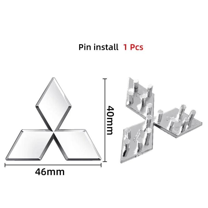 1pcs Car ABS Car Steering Wheel Center Stickers for Mitsubishi Lancer EX Galant ASX Outlander Pajero Eclipse Badge Accessories