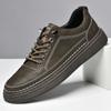 Men's Shoes Spring British Style Korean Version Breathable Trend Soft Sole Large Size Sports Shoes Casual Board Shoes Men