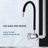 Wall-Mounted Rotatable Kitchen Faucet for Sink and Basin