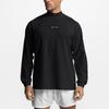 Mens Workout Oversized Breathable Fitness High-neck Long Sleeve Tshirt Sporting Fashion Clothing Bodybuilding Fashion T Shirt