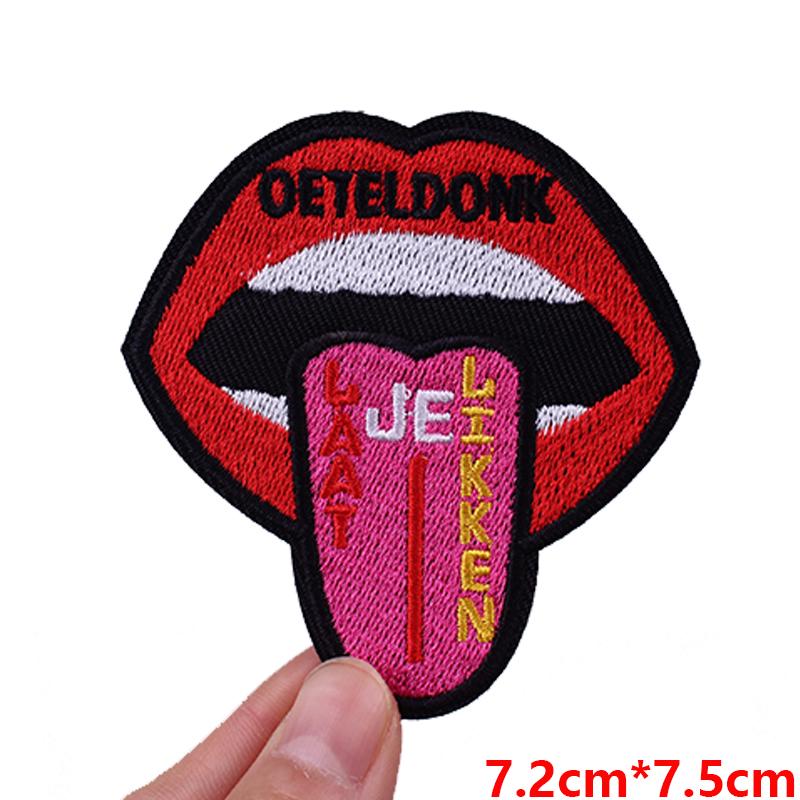 DIY-Aufnäher Niederlande Oeteldonk-Emblem Gestickte Aufnäher für Kleidung Niederländischer Karnevals-Aufnäher Aufbügel-Aufnäher für Kleidung