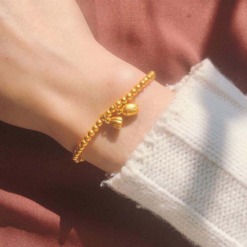 Two Worlds Huan Bracelet Vietnam Sand Lotus Pendant Bracelet Bracelet